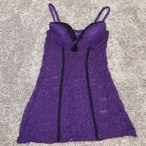 Purple Lingerie size M fitted